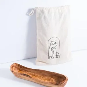 Rustikal Bread and Fruit Basket Olive Wood - Darido