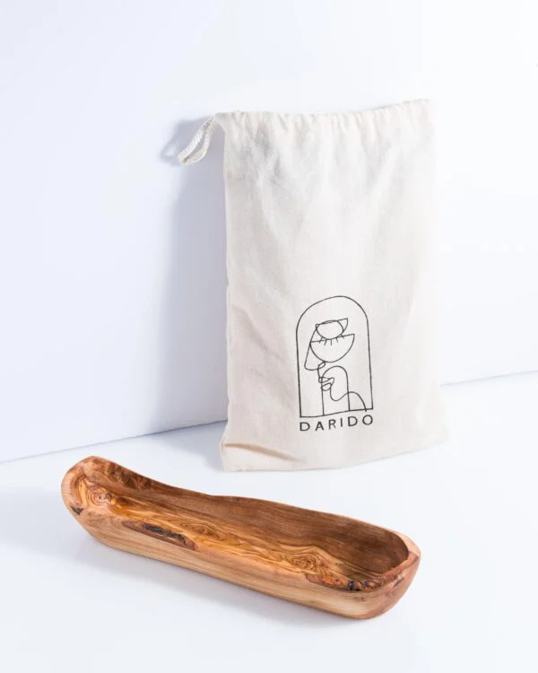 Rustikal Bread and Fruit Basket Olive Wood - Darido