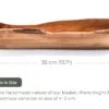 Rustikal Bread and Fruit Basket Olive Wood - Darido