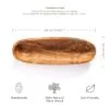 Rustikal Bread and Fruit Basket Olive Wood - Darido