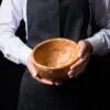 Round Salad Bowl 18x14 cm with Utensils